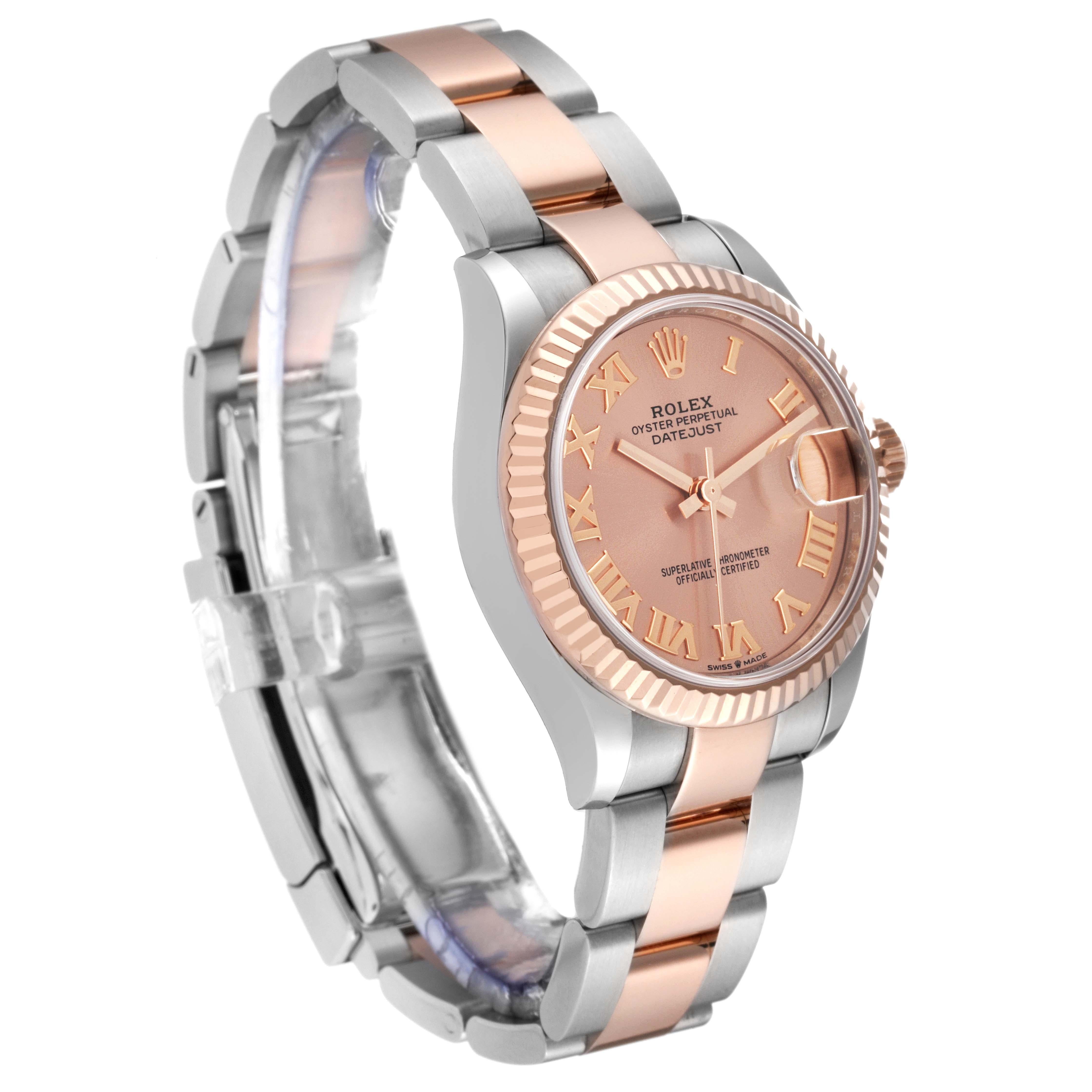 Rolex Datejust 31 Midsize Steel Rose Gold Roman Dial Ladies Watch 278271 For Sale 3