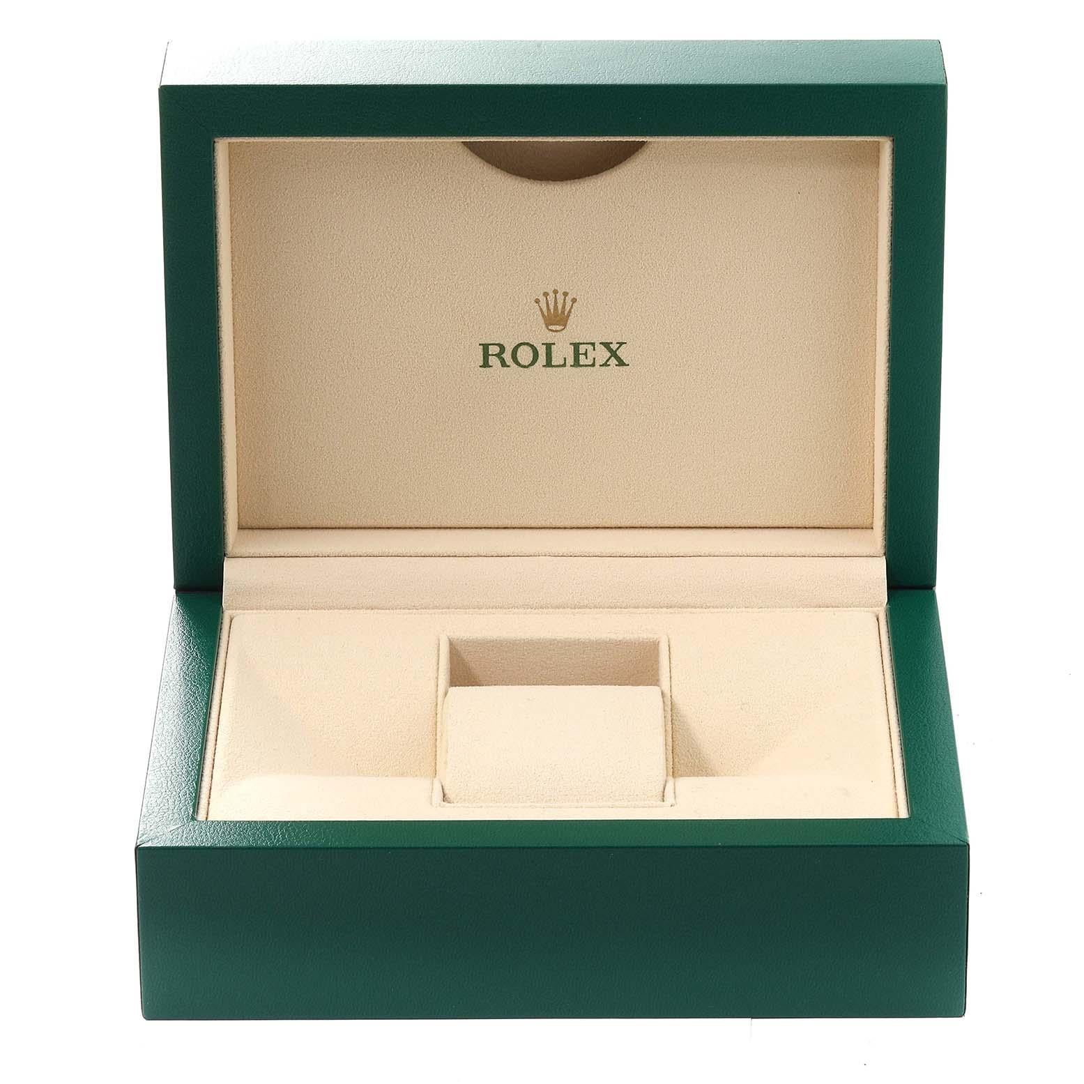 Rolex Montre Datejust 31 de taille moyenne en acier avec cadran romain en or rose 278271 en vente 4