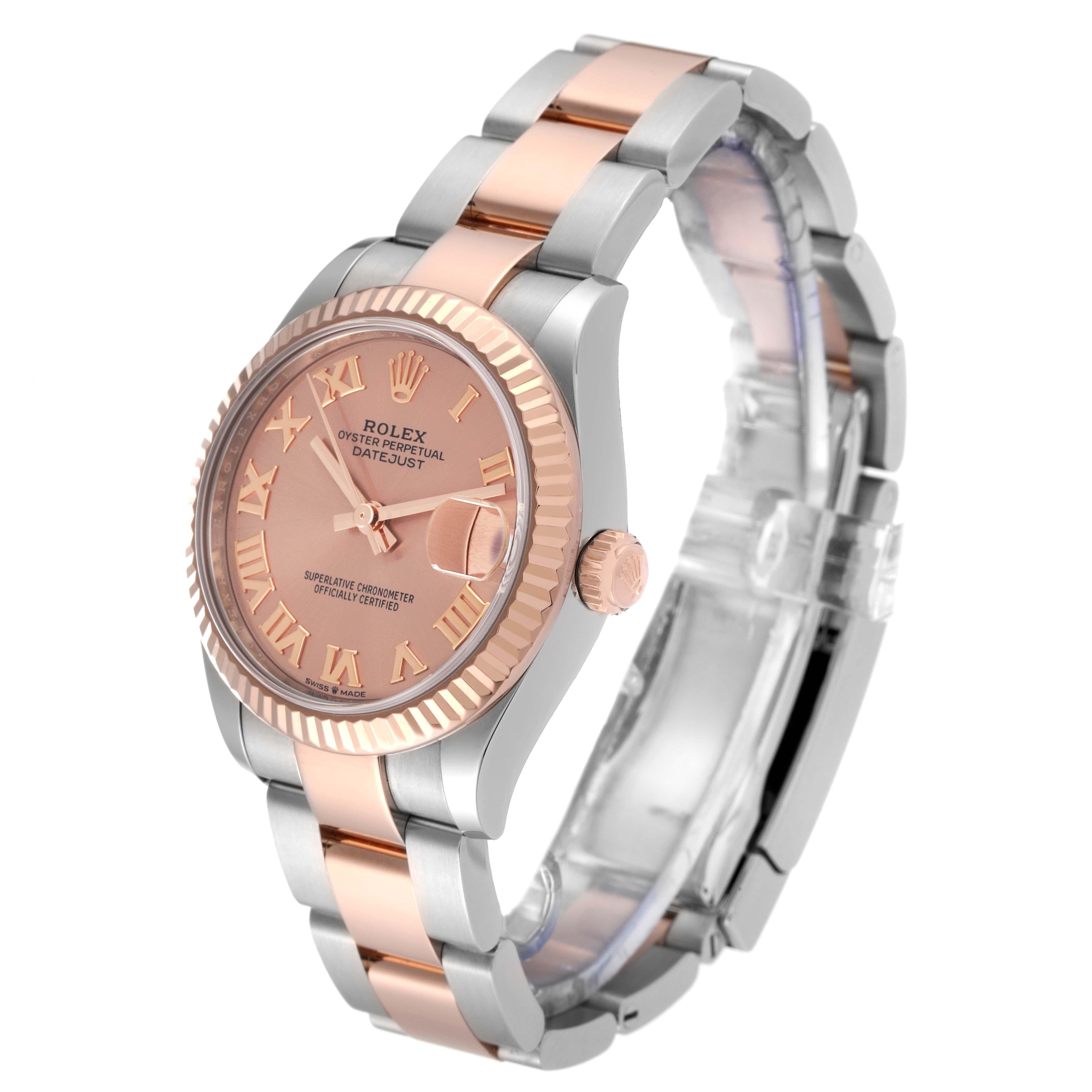 Rolex Datejust 31 Midsize Steel Rose Gold Roman Dial Ladies Watch 278271 For Sale 5