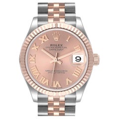 Rolex Datejust 31 Midsize Steel Rose Gold Rose Dial Ladies Watch 278271