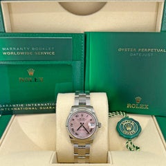 Rolex Datejust Pink Roman Oyster 2022 Fluted 278274 Unworn Watch