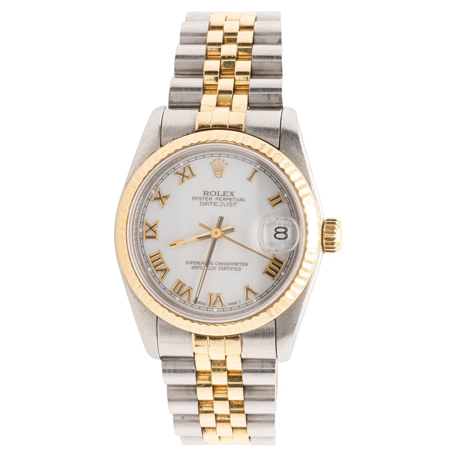 Rolex Datejust 31 Oystersteel and Yellow Gold Original Box and Tags