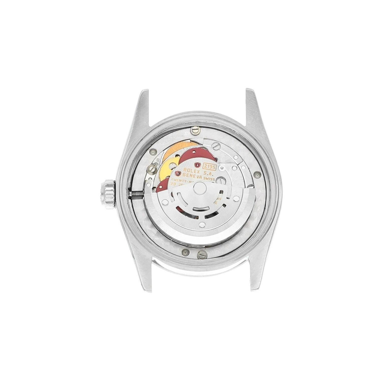 Rolex Datejust 31 Silber Stick Zifferblatt Edelstahl Uhr Weißgold Lünette 68274 im Angebot 3
