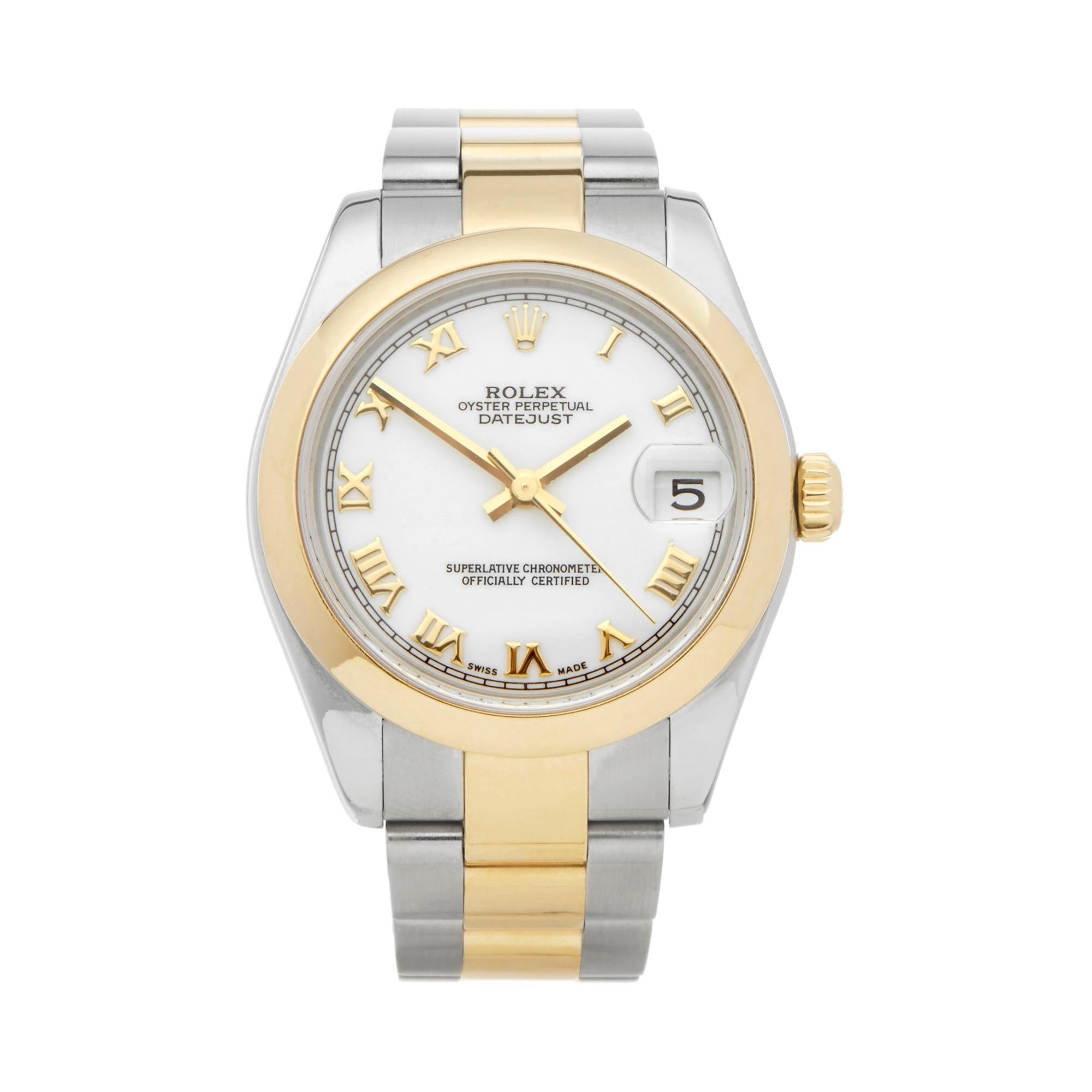 Rolex DateJust 31 Stainless Steel and Yellow Gold 178243