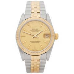 Used Rolex DateJust 31 Stainless Steel and Yellow Gold 68273