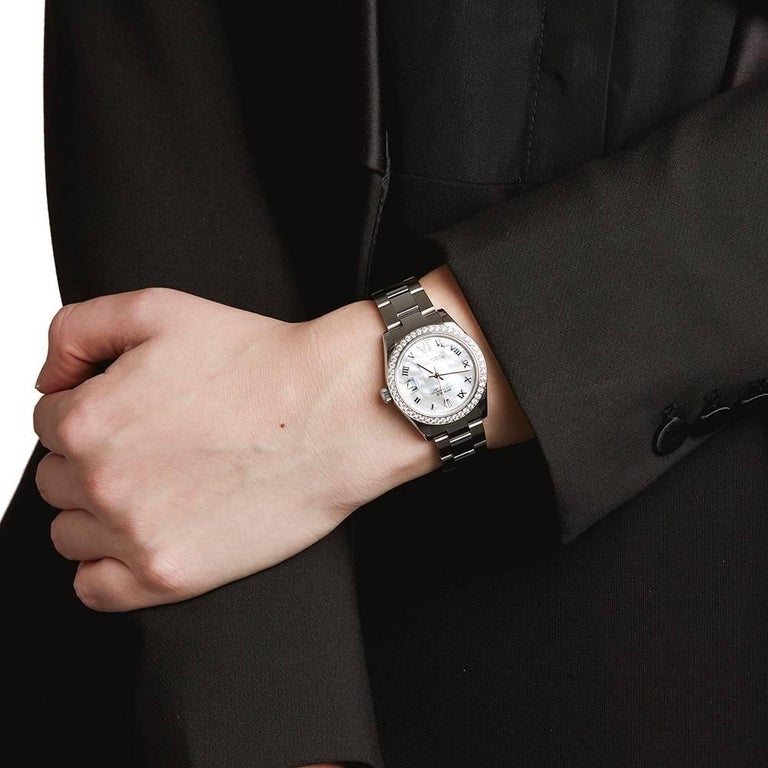 rolex datejust 31 on wrist