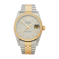 Used Rolex DateJust 31 Stainless Steel and Yellow Gold 68273