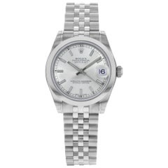 Rolex Datejust 31 Steel Silver Index Dial Automatic Unisex Watch 178240 SSJ