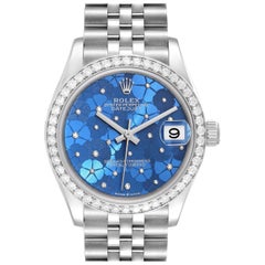 Rolex Datejust 31 Steel White Gold Diamond Ladies Watch 278384 Box Card