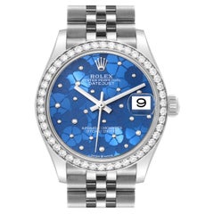 Rolex Datejust 31 Steel White Gold Diamond Ladies Watch 278384 Unworn
