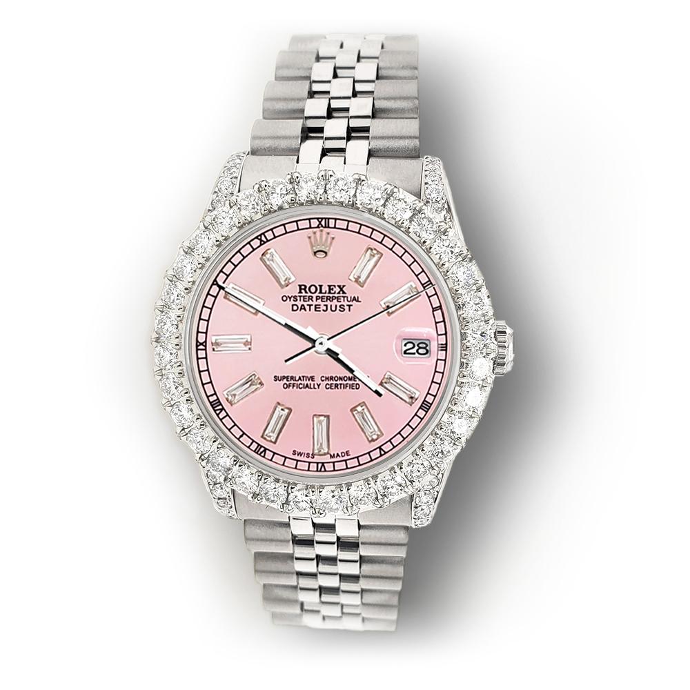 ElegantSwiss Watch Co freut sich, Ihnen diese Rolex Datejust Midsize 31mm Edelstahl Jubiläumsuhr anbieten zu können. 

Ausgezeichneter, tadelloser Zustand, keine Gebrauchsspuren, funktioniert einwandfrei, kommt mit Rolex-Box, Zertifikat der