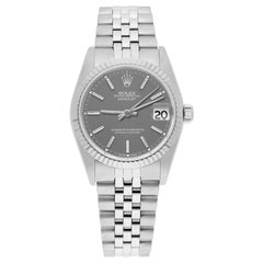 Rolex Datejust 31mm 68274  Grey Dial Stainless Steel Ladies Watch Circa 1984
