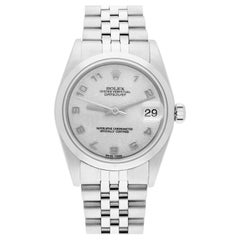 Rolex Datejust 31mm 78240 Silver Arabic Dial Stainless Steel Watch Circa 1999