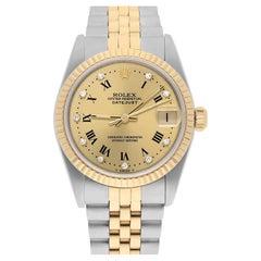 Rolex Datejust 31mm Champagne Dial Stainless Steel/Yellow Gold Watch Circa 1993