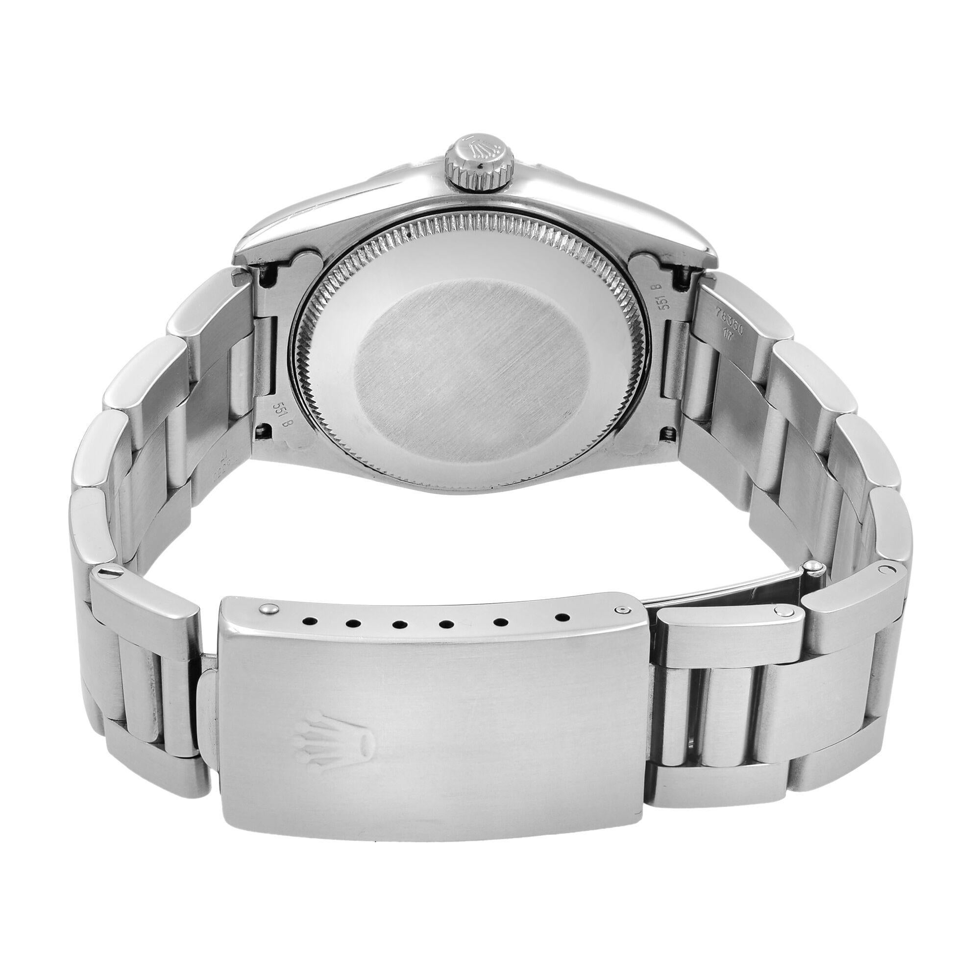Rolex Datejust Custom Diamond MOP Dial Steel Automatic Ladies Watch 68240 2