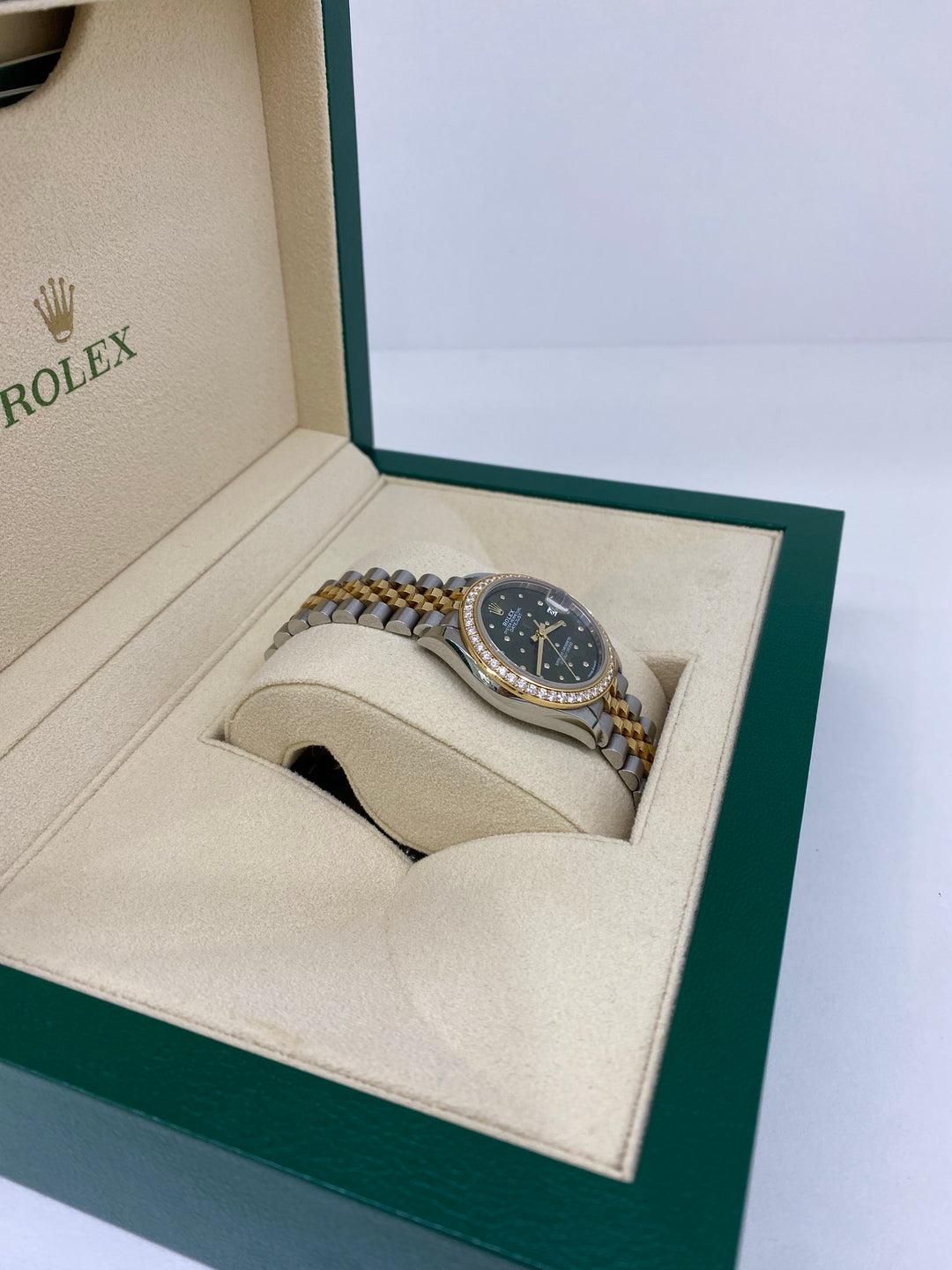 Rolex Datejust 31mm Diamond Bezel Green Dial 2