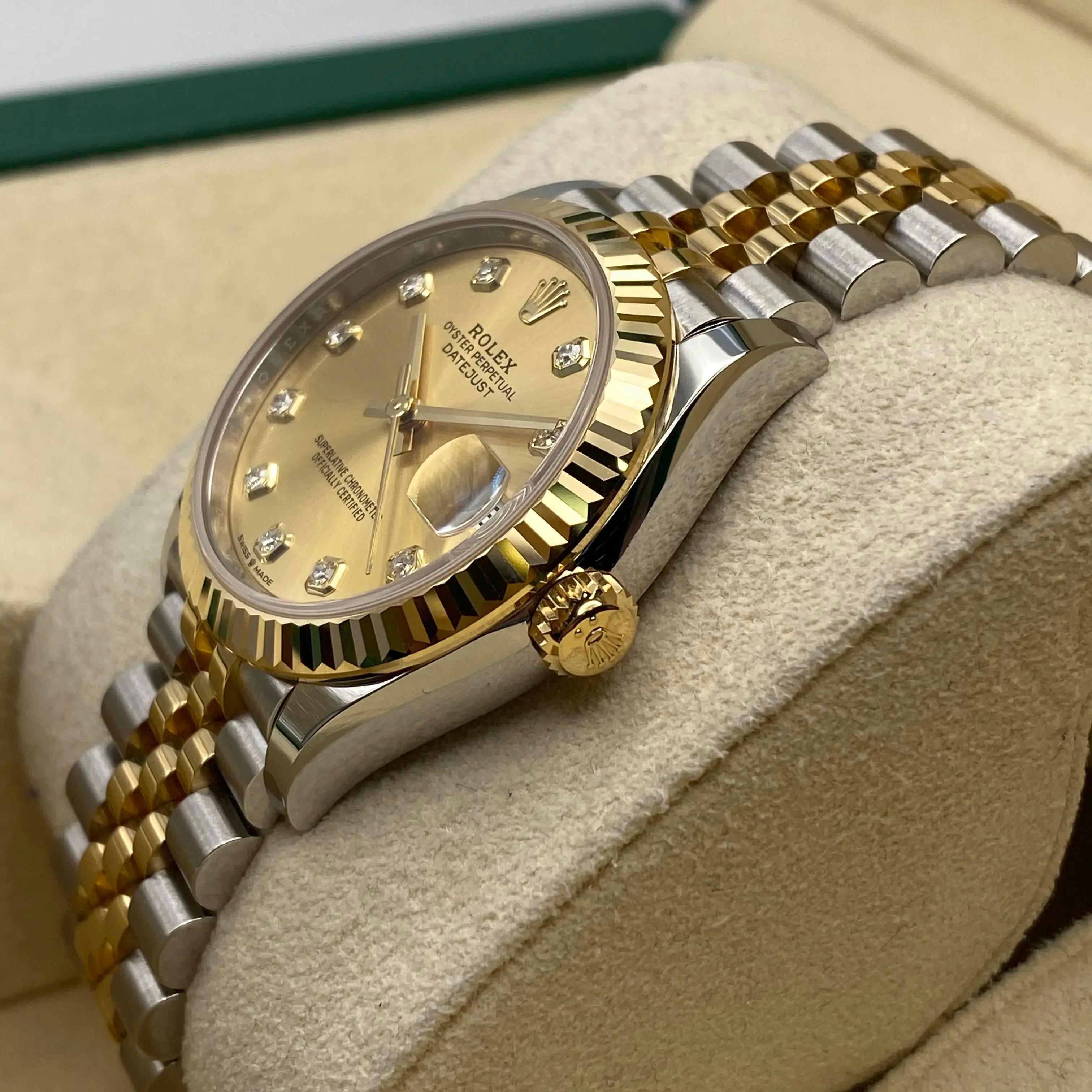 Rolex Montre Datejust 31mm avec cadran champagne et cadran pour femmes 278273 Neuf - En vente à New York, NY