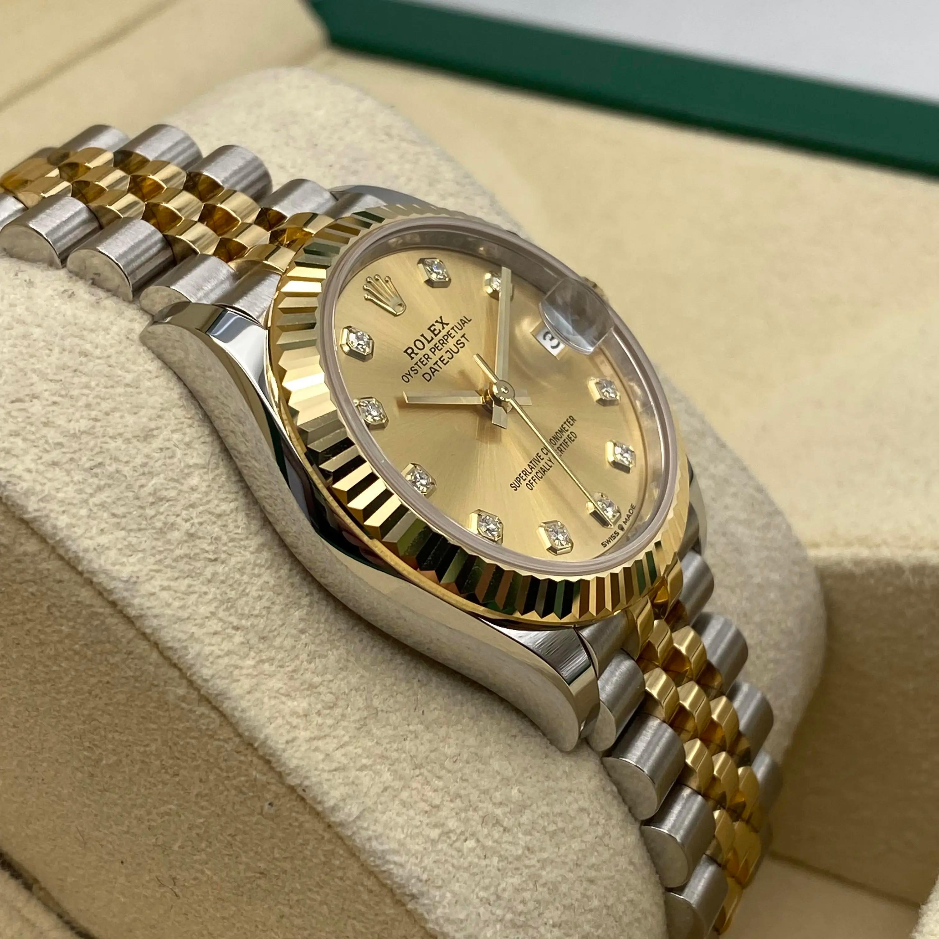 Rolex Montre Datejust 31mm avec cadran champagne et cadran pour femmes 278273 Pour femmes en vente