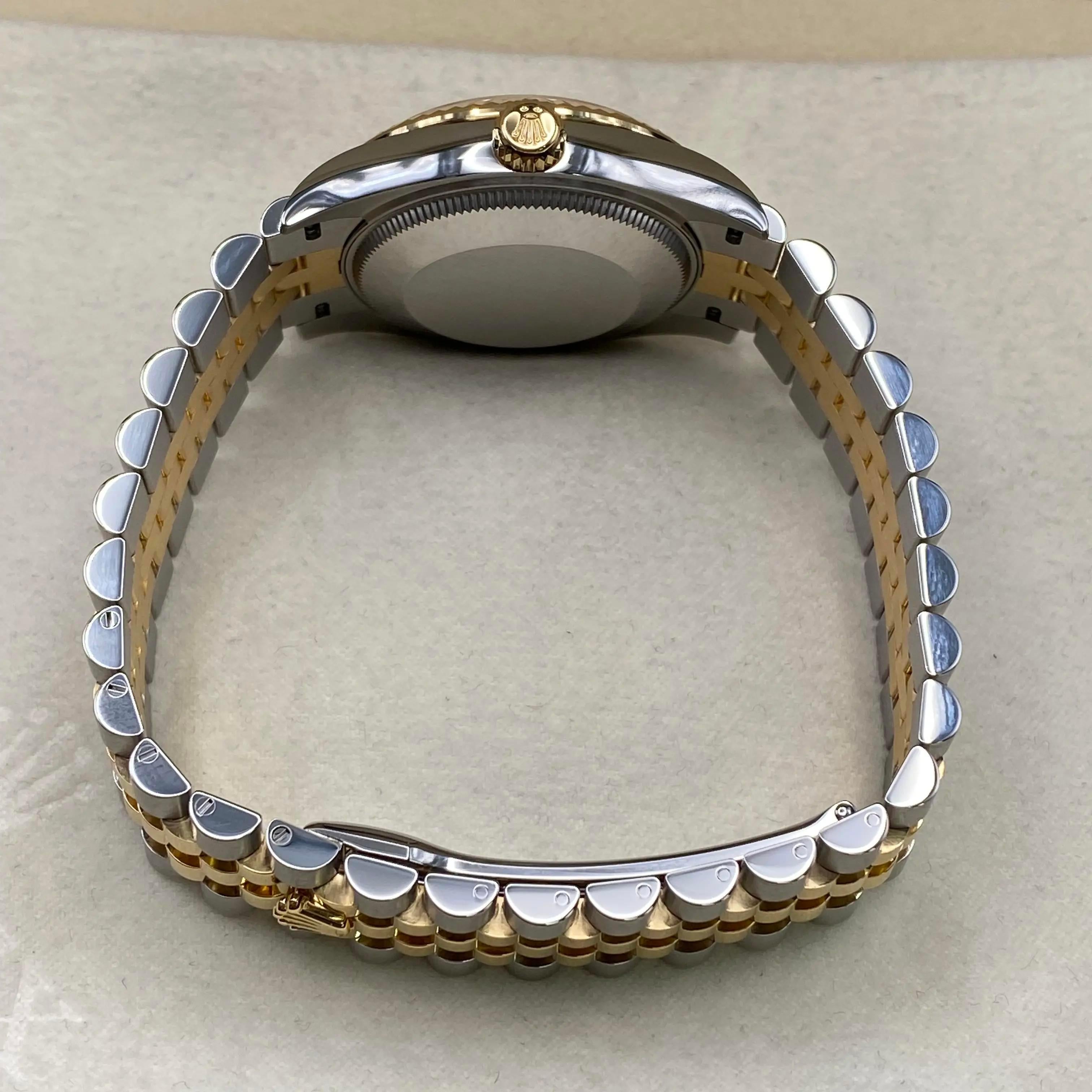 Rolex Montre Datejust 31mm avec cadran champagne et cadran pour femmes 278273 en vente 2