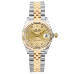 Rolex Datejust 31mm Diamond Champagne Dial Ladies Jubilee Watch 278273