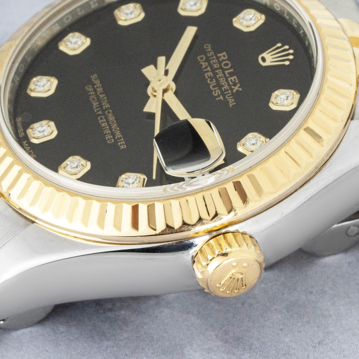 Women's or Men's Rolex Datejust 31mm Diamond Dial 178273