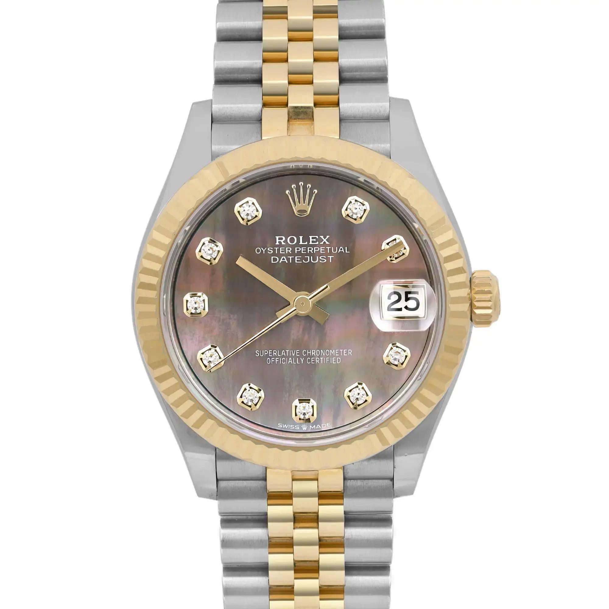 Ungetragen. Kommt mit Box und Papieren. Karte öffnen. 

Rolex Lady-Datejust 31 Ref. 278273 (Perlmutt / Diamant-Zifferblatt)
📌 Allgemeiner Überblick
Marke: Rolex

Modellname: Lady-Datejust 31

Modellnummer: 278273

Typ: Armbanduhr

Abteilung: