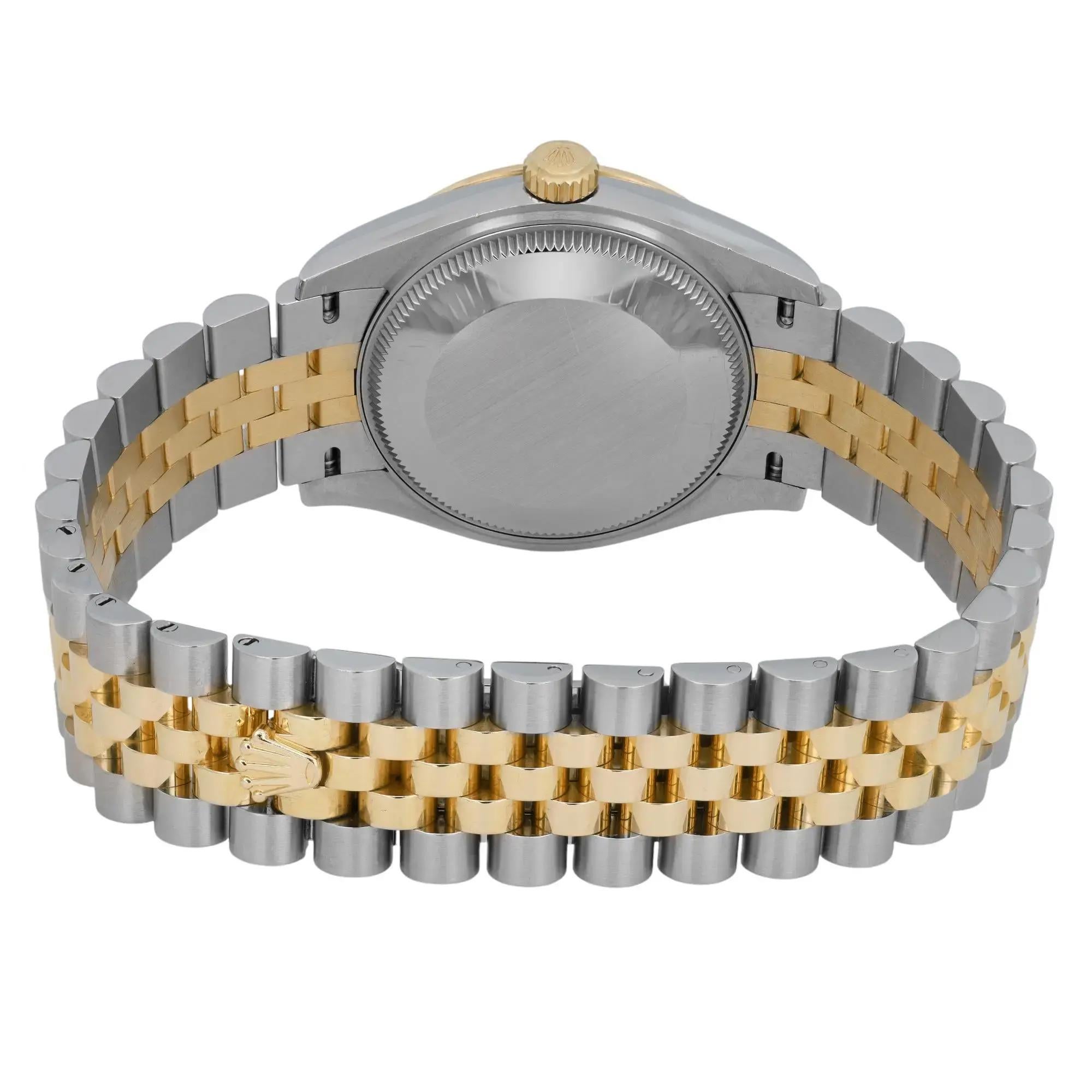 Rolex Datejust 31mm Diamant Grau MOP Zifferblatt Damen- Jubiläumsuhr 278273 im Angebot 2