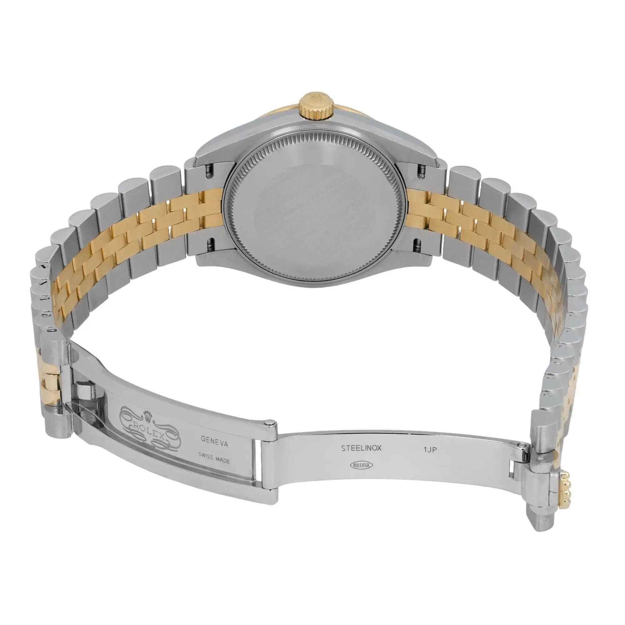 Rolex Datejust 31mm Diamant Grau MOP Zifferblatt Damen- Jubiläumsuhr 278273 im Angebot 3