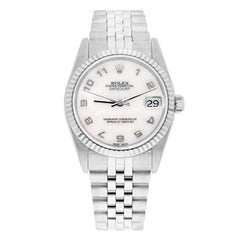 Rolex Datejust 31mm Factory White Mother of Pearl Dial 78274 Jubilee Band 1999