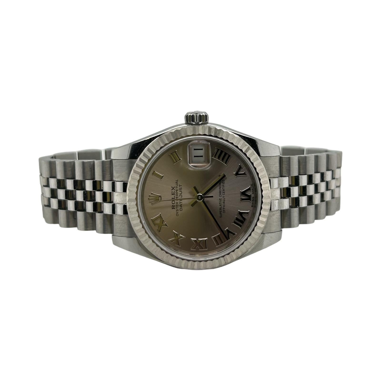 Brand: Rolex
Metal: Stainless Steel
Condition: Pre-Owned
Reference Number: 178274
Year: 2019
Model: Datejust 31mm
Movement: Automatic Movement
Case Diameter/Width: 31mm
Crystal: Scratch Resistant Sapphire
Bezel: Fluted
Dial: Silver Roman