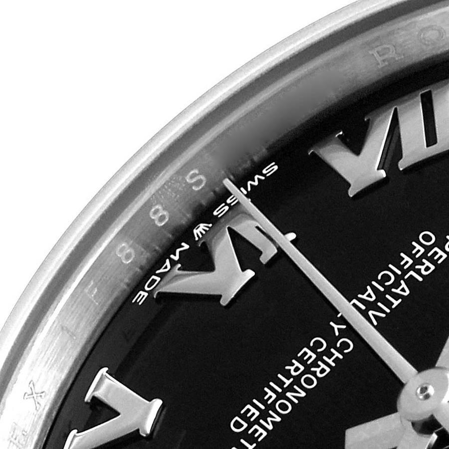 Rolex Datejust Midsize Black Dial Steel Ladies Watch 278240 Unworn For Sale 2