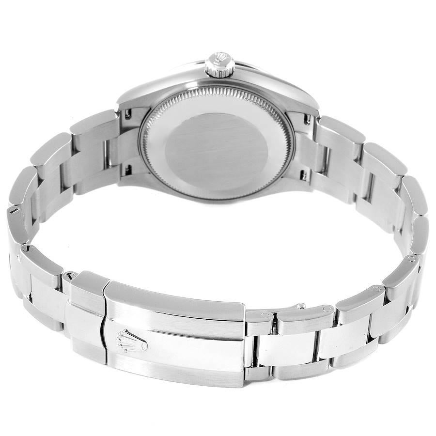 Rolex Datejust Midsize Black Dial Steel Ladies Watch 278240 Unworn For Sale 2