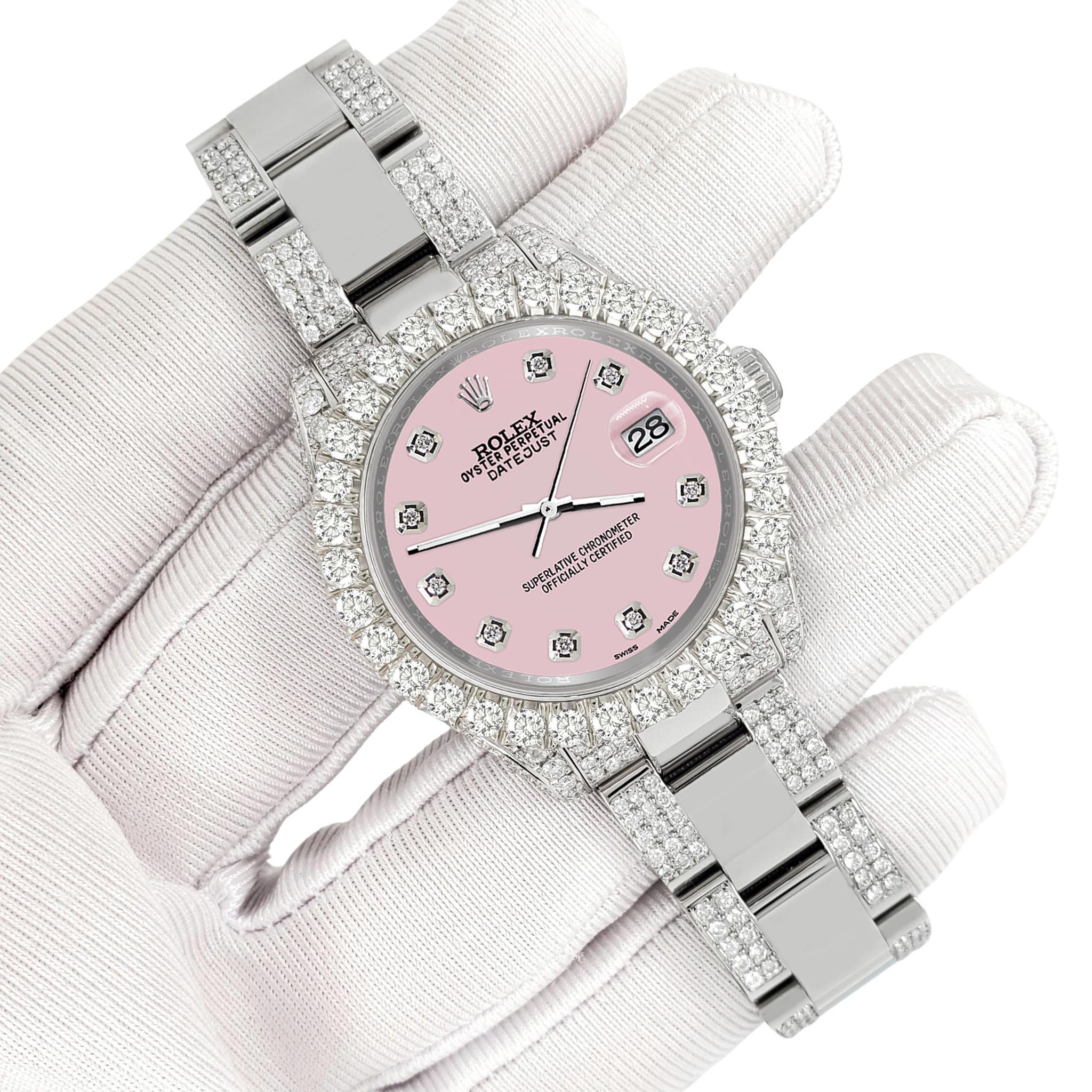 rolex pink watch