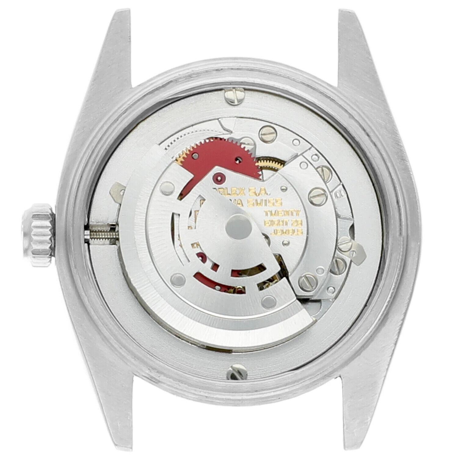 Rolex Datejust 31mm Steel Ladies Oyster Bracelet Watch 6824 Silver Dial 3
