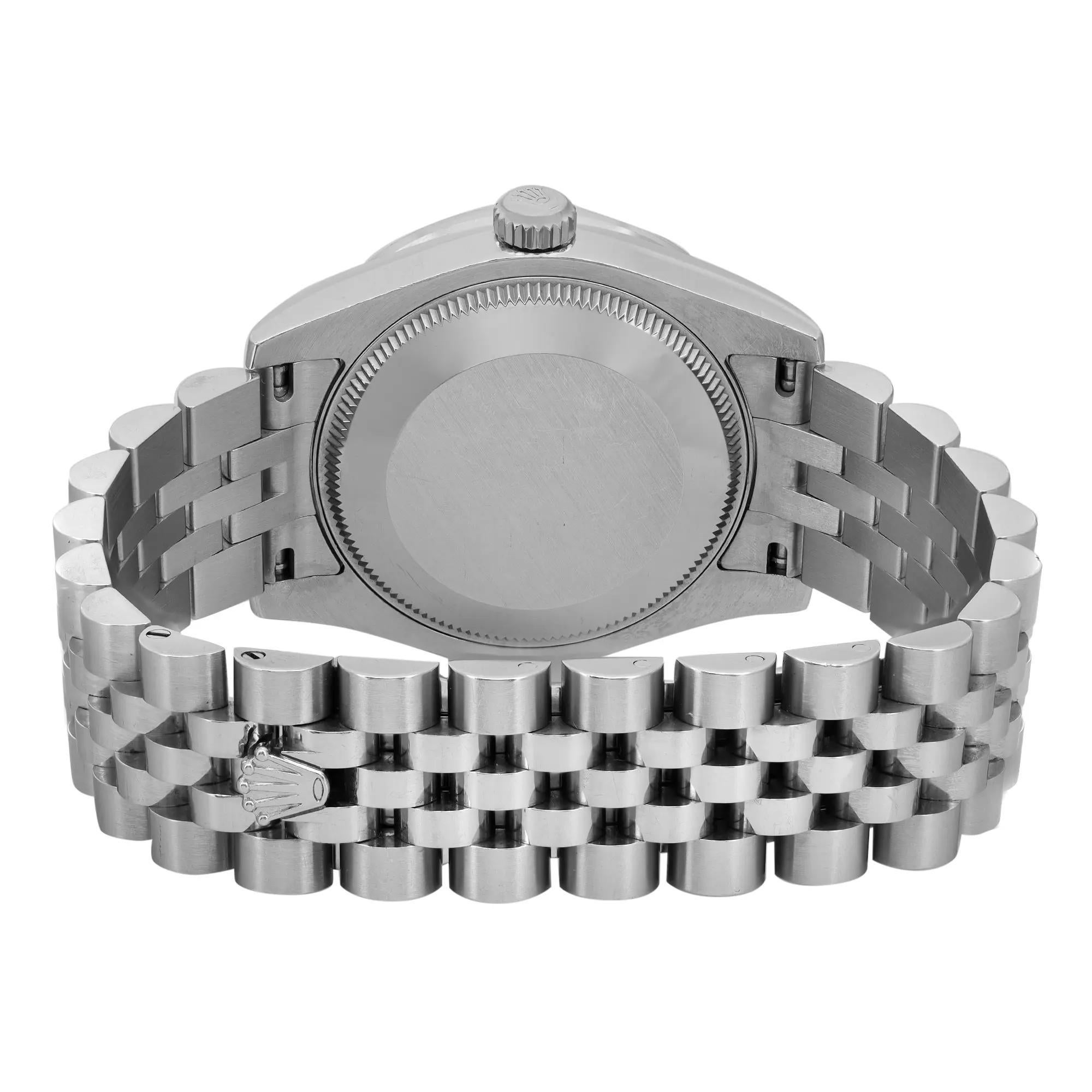 Rolex Datejust 31mm Steel MOP Diamond Roman Dial Ladies Automatic Watch 178384 For Sale 1
