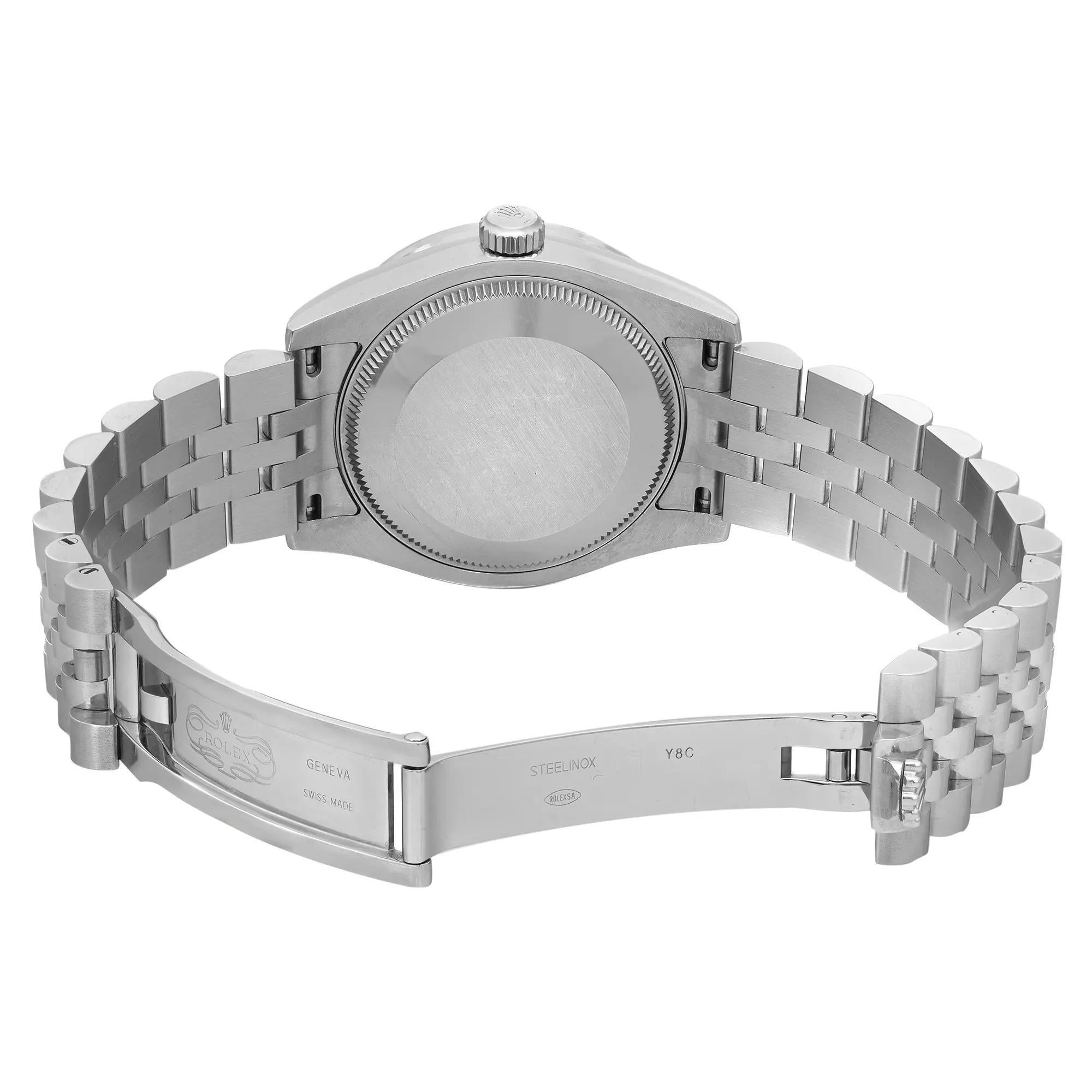Rolex Datejust 31mm Steel MOP Diamond Roman Dial Ladies Automatic Watch 178384 For Sale 2