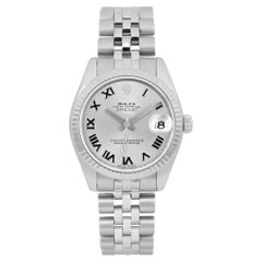 Rolex Datejust 31mm Steel Silver Roman Dial Ladies Watch 178240