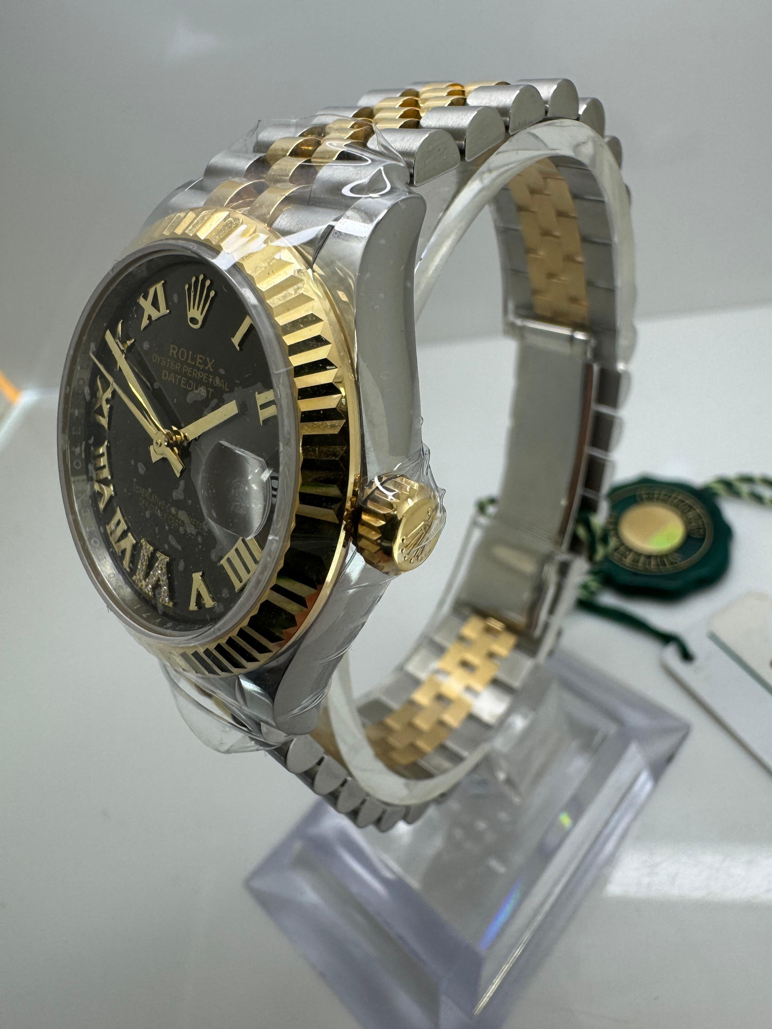 Rolex Datejust 31mm Steel & Yellow Gold – Dark Grey VI Diamond Dial – 2024 – Ref. 278273

Elevate your collection with this stunning 2024 Rolex Datejust 31, a perfect blend of timeless elegance and modern sophistication. Crafted in stainless steel