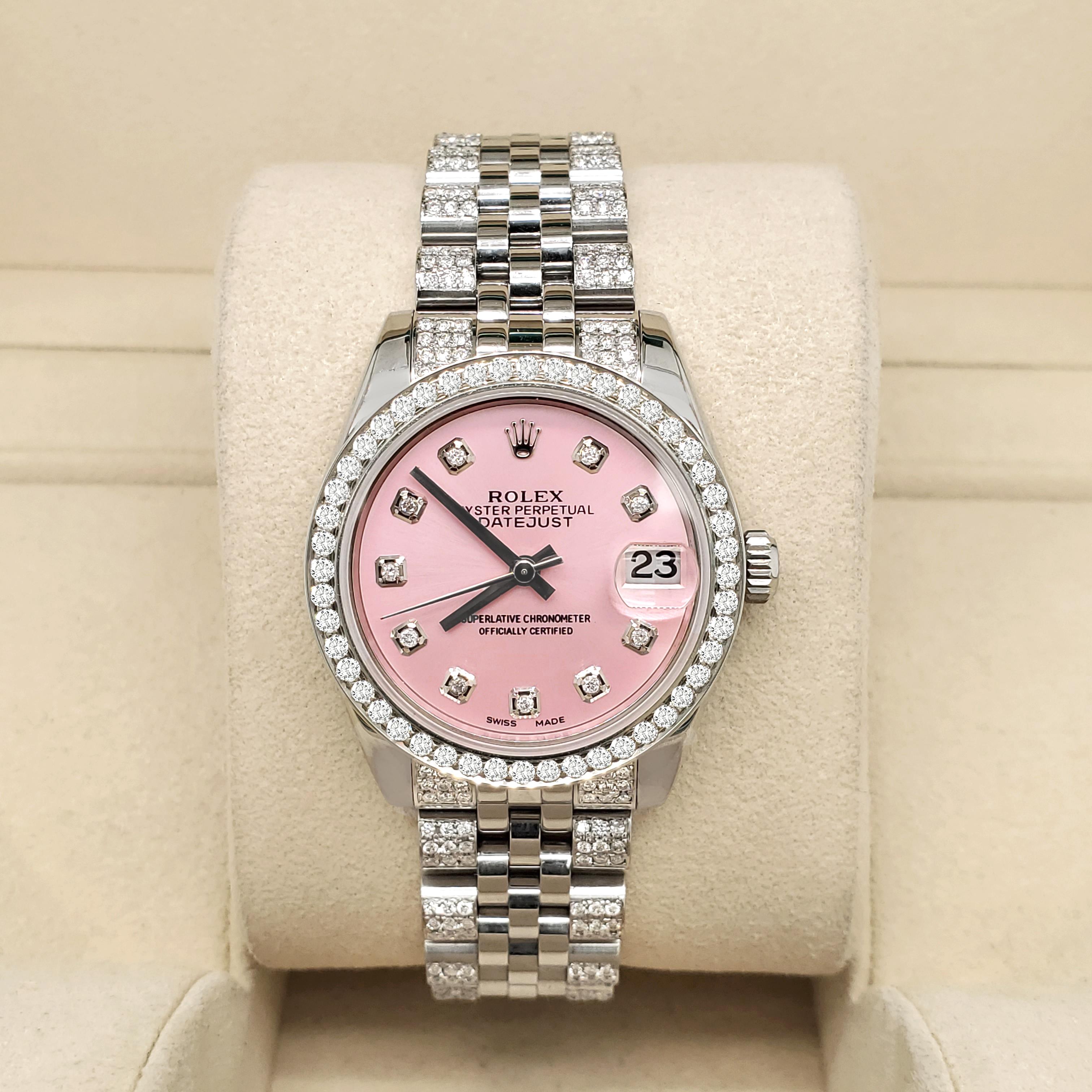 rolex baby pink