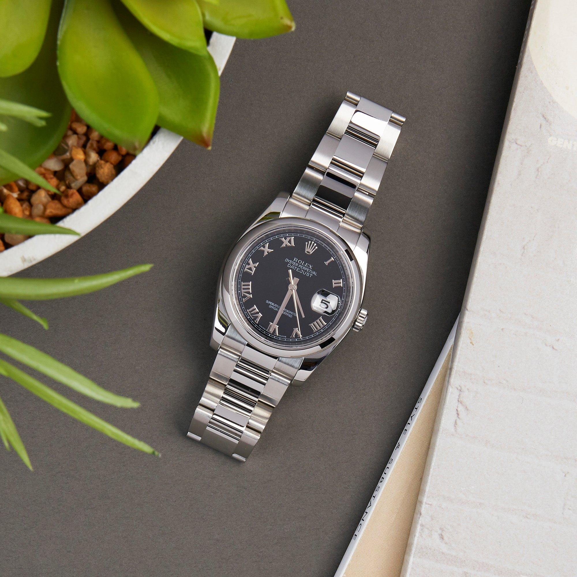 Rolex Datejust 36 116200 Men's Stainless Steel Watch 5
