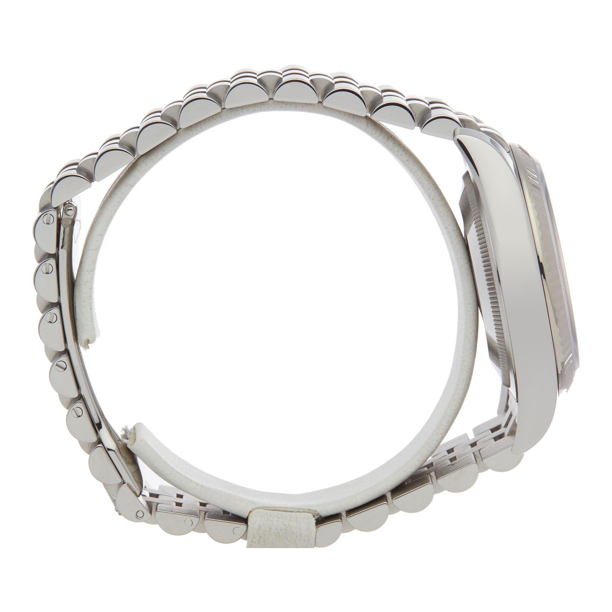 Women's or Men's Rolex Datejust 36 116234 Men's Stainless Steel Diamond Stickered NOS Watch