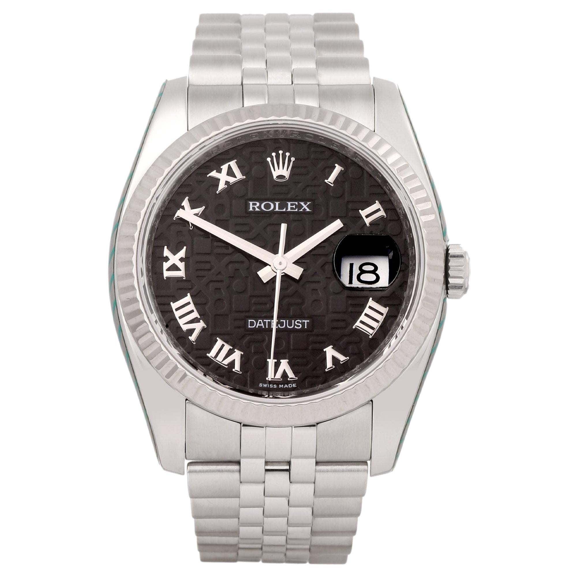 Rolex Datejust 36 116234 Men's Stainless Steel Jubilee Dial Watch