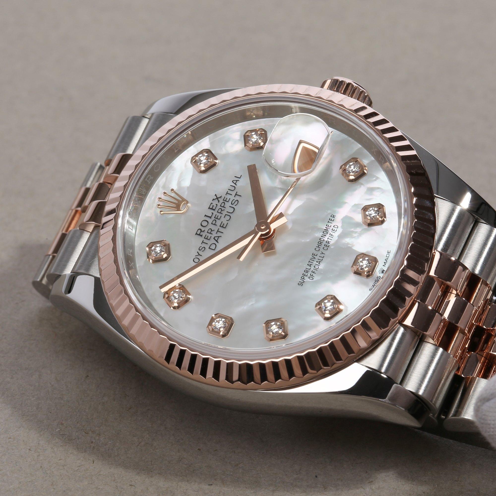 Rolex Datejust 36 126231 Unisex Rose Gold & Stainless Steel Watch 3