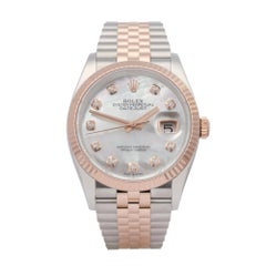 Rolex Datejust 36 126231 Unisex Rose Gold & Stainless Steel Watch