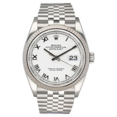 Rolex Datejust 36 126234 White Dial Mens Watch Box Papers