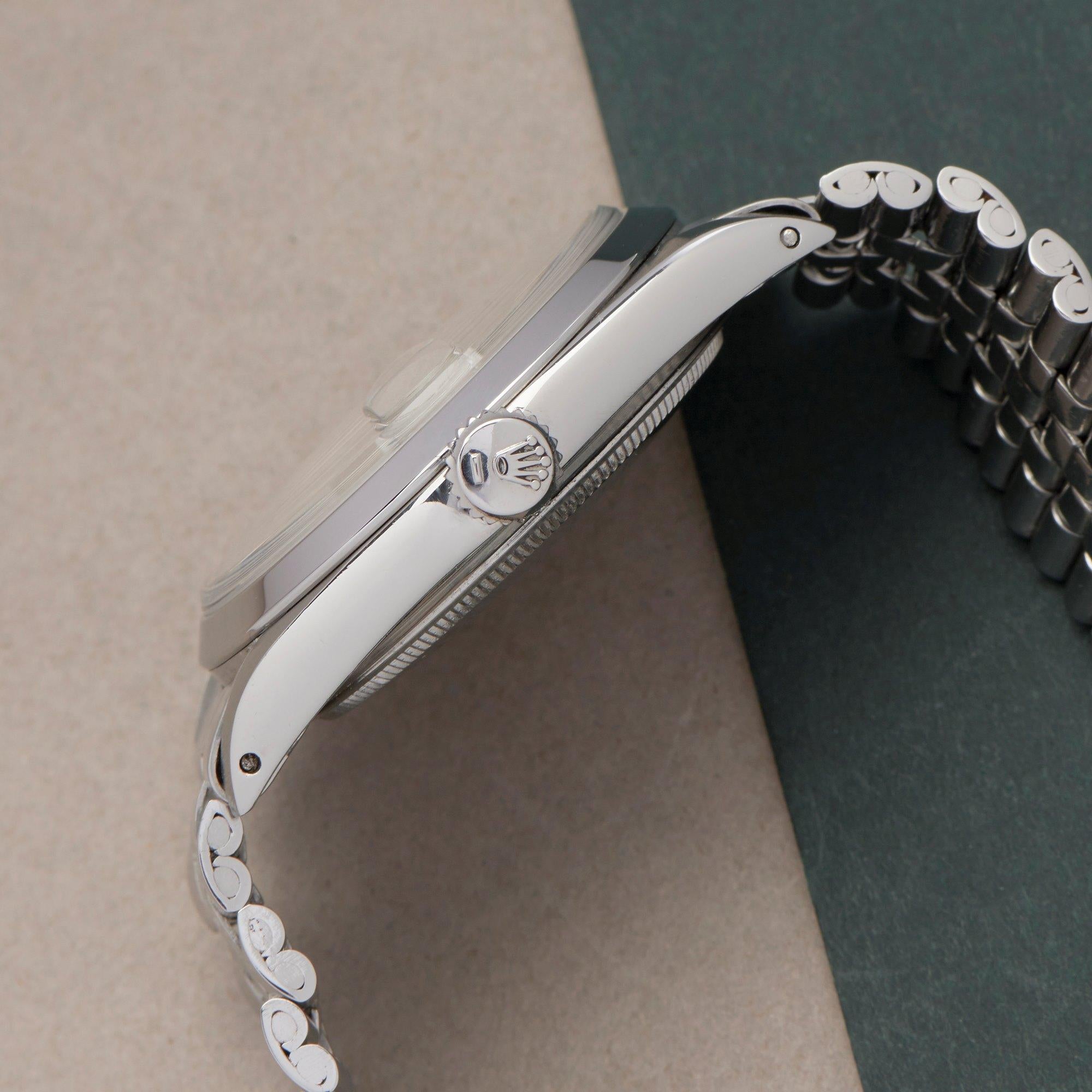 Men's Rolex Datejust 36 1601 Men Stainless Steel 0 Watch For Sale