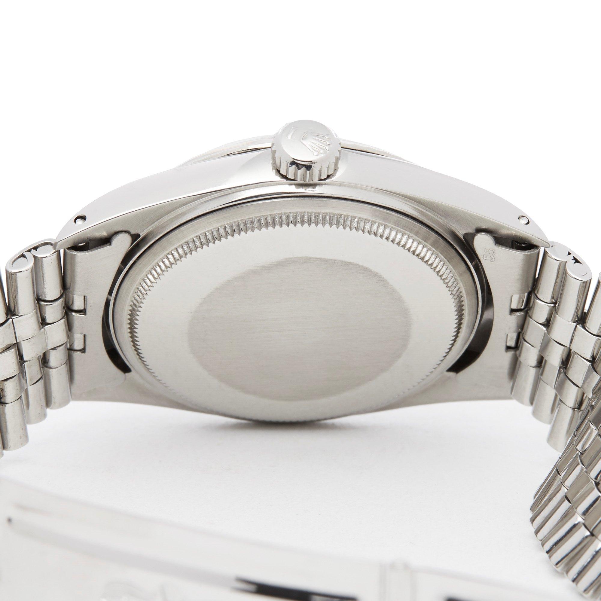 Rolex Datejust 36 1601 Men's Stainless Steel Step Dial Watch 2