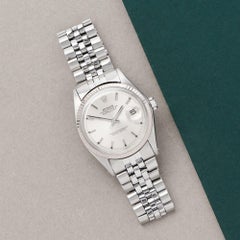 Rolex Datejust 36 1601 Herrenuhr Weißgold & Edelstahl 0