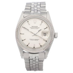 Rolex Datejust 36 1601 Men White Gold & Stainless Steel 0 Watch