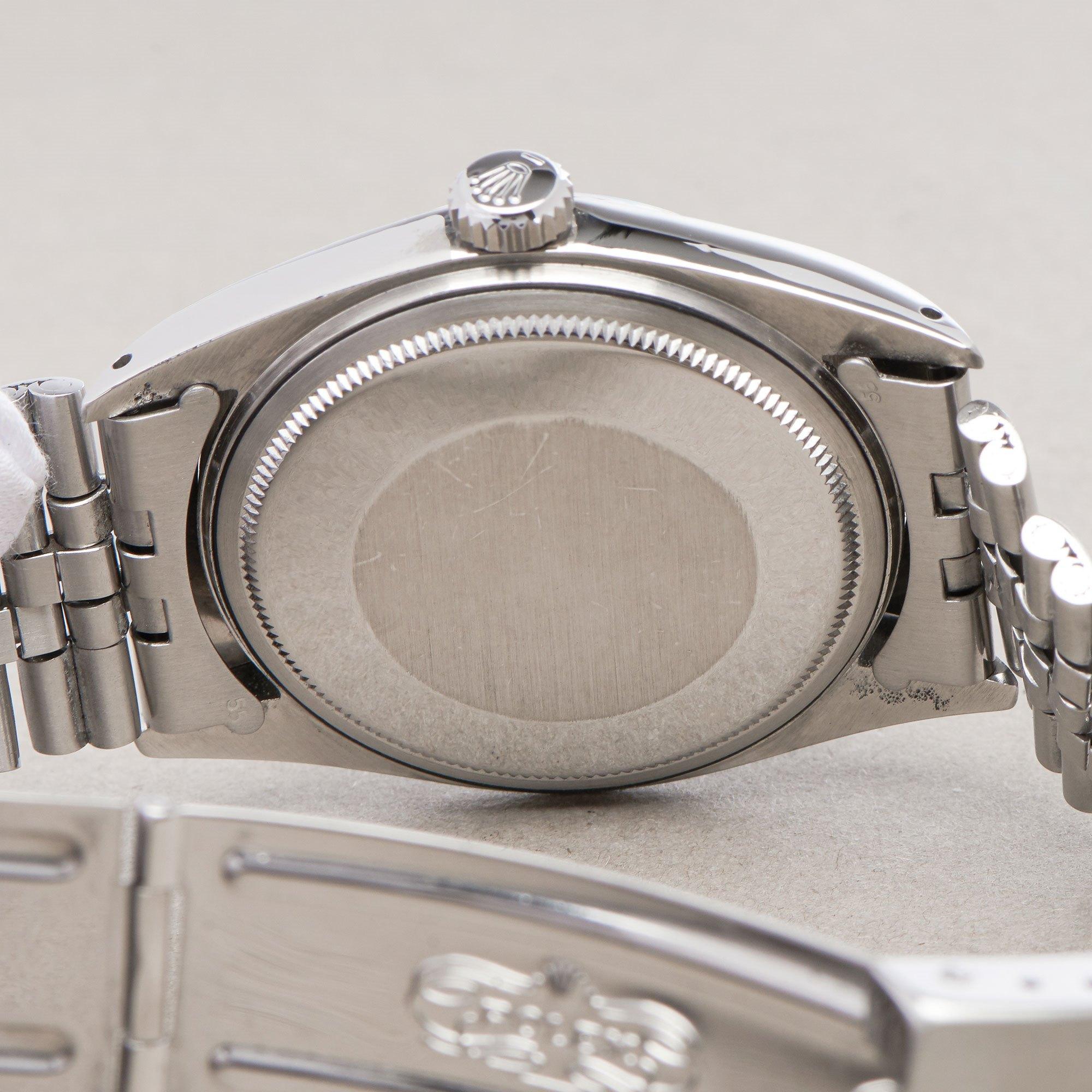 Rolex Datejust 36 1601 Men White Gold & Stainless Steel 18K Watch 3